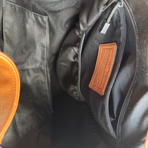 Coach Leather Backpack (Rucksack) - Large Capacity - Picture 9 of 9